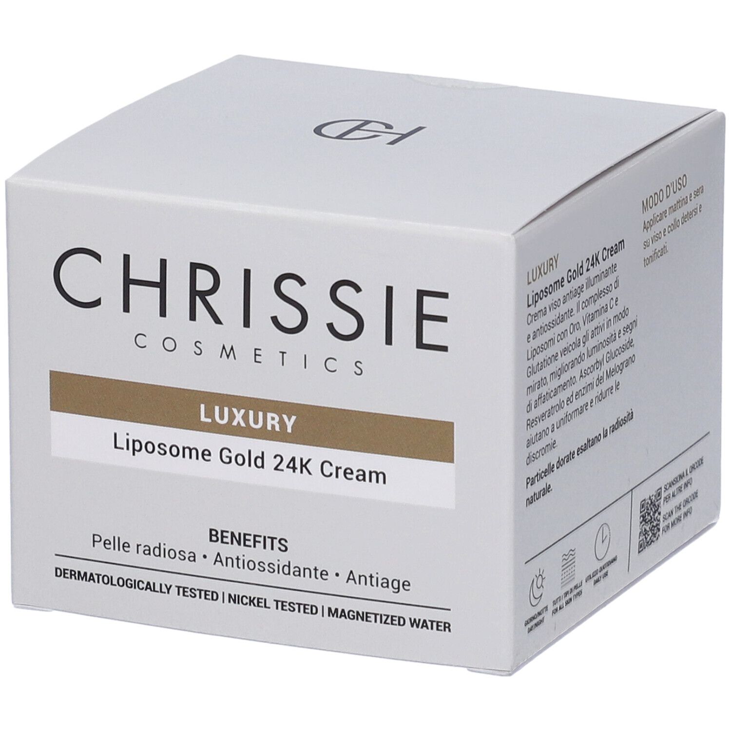 Chrissie Cosmetics Crema Viso Luxury Liposome Gold 24K 50 ml