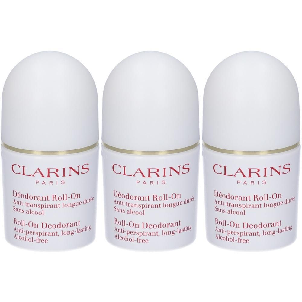 Clarins Trattamento Deodorante Roll-On 3x50 ml Crema