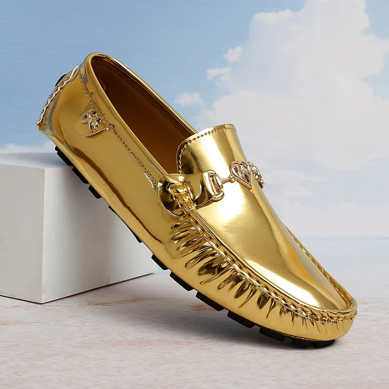 Formelle italienische Herrenschuhe, handgefertigte Leder-Loafer, lässige Fahrer-Flats, Slip-on-Schuhe, luxuriöse bequeme Mokassins, Loafer-Schuhe für Herren