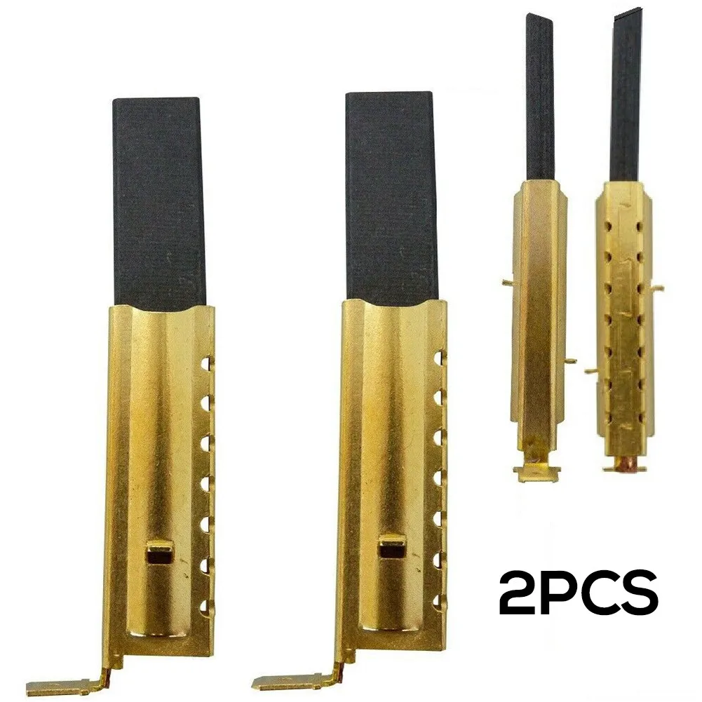 2pcs Carbon Brushes Inserts For Washing Machine Motor WMB61021W WM5100W WKD75125 Washing Machine Accessories