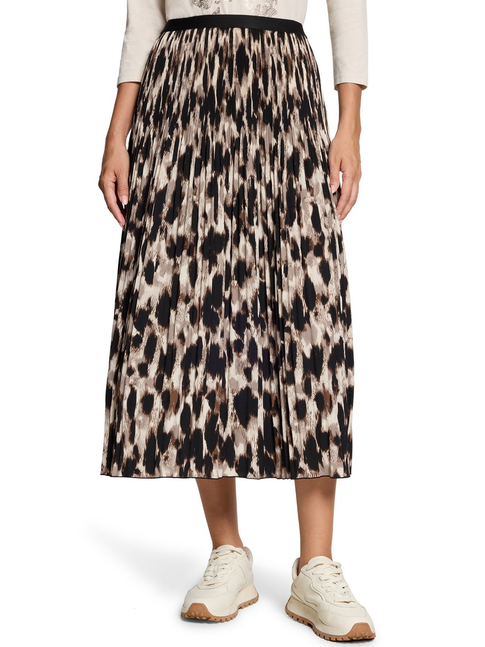 Betty Barclay Plisseerock Damen schwarz, 48