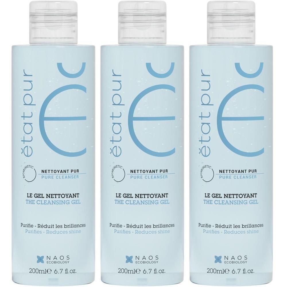 Etat Pur Gel Detergente Purificante 200ml 3x200 ml