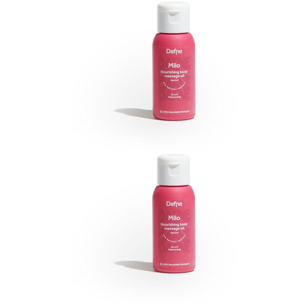 Dafne Milo Olio Naturale Massaggi Corpo Nutriente Neutro 2x200 ml Gel