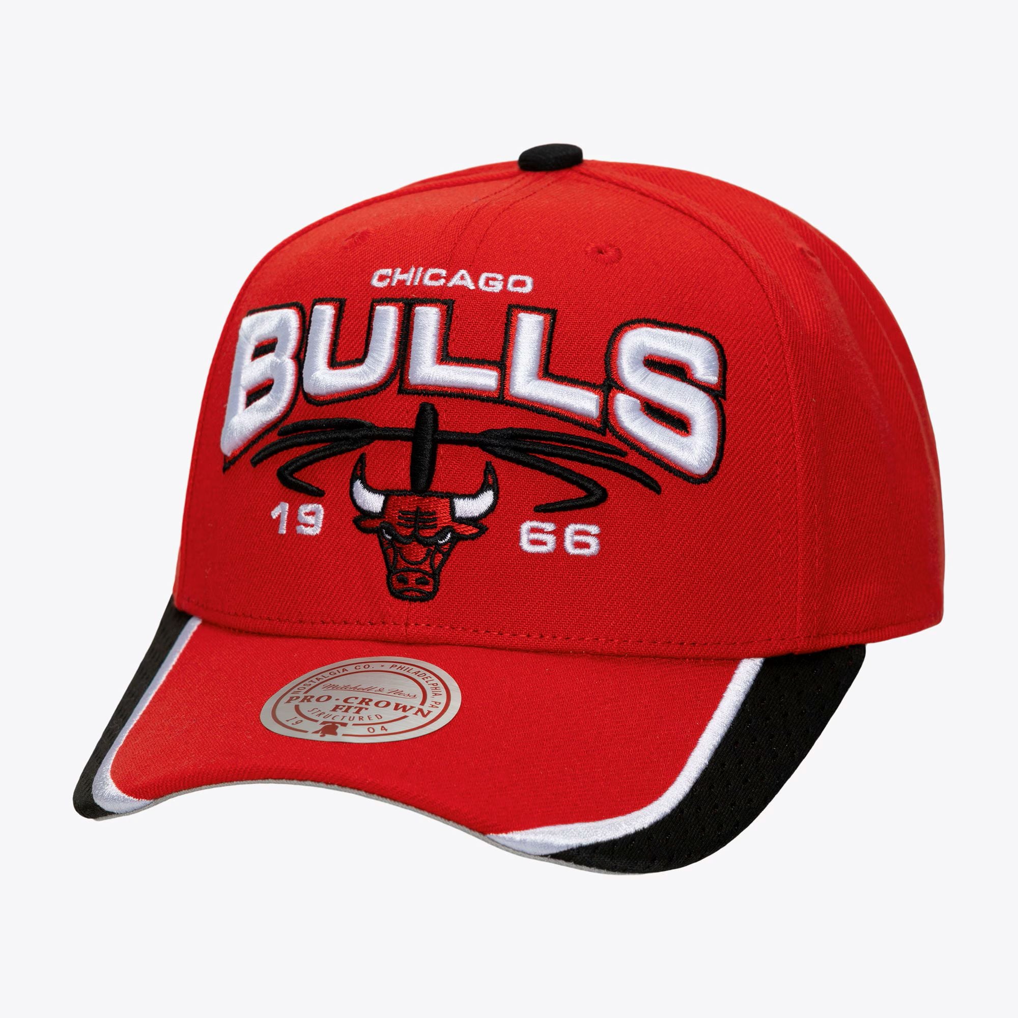 Chicago Bulls Mitchell & Ness Game Day Pro Snapback - Rot