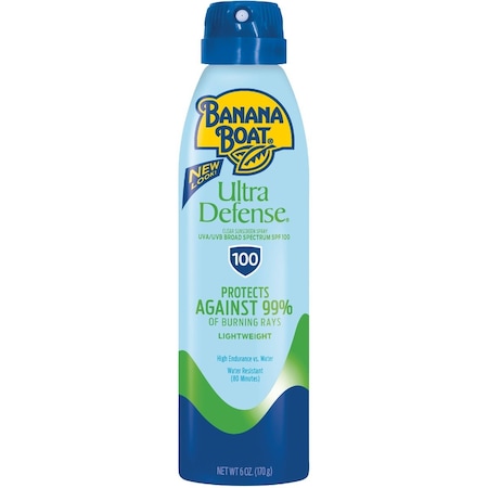 BANANA BOAT 11042 Ultra Defense SPF 100 Defense Sunscreen Spray - BANANA BOAT