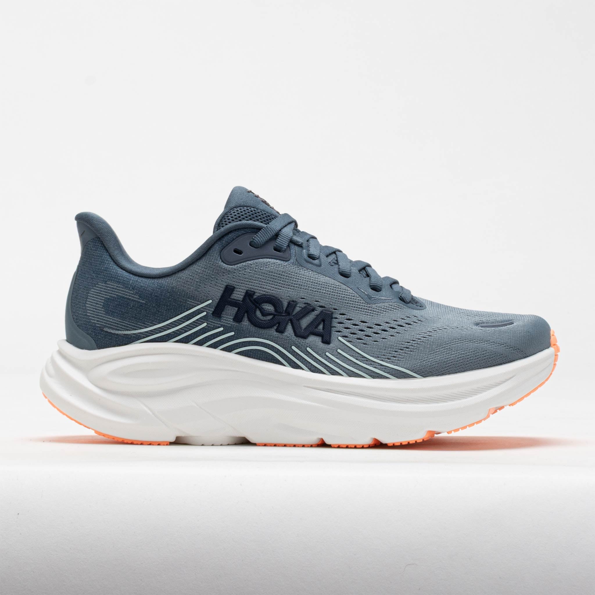 HOKA Clifton 11 Women's Running Shoes Faded Navy/Glimmering Blue