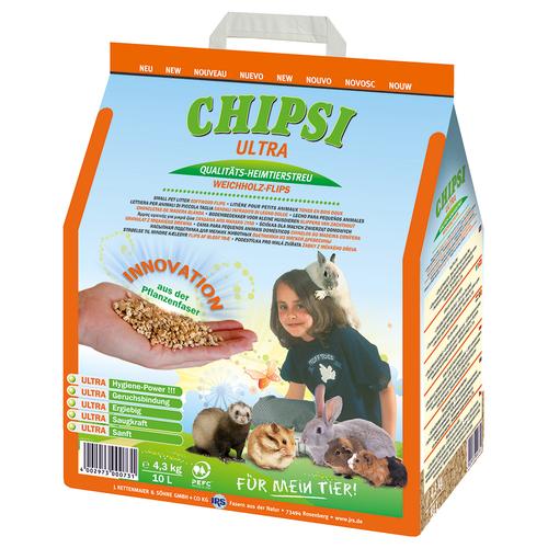 2 x 10 Liter Chipsi Ultra Heimtierstreu für Kleintiere