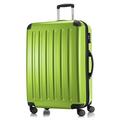 HAUPTSTADTKOFFER - Alex - Luggage Suitcase Hardside Spinner Trolley 4 Wheel Expandable, 75cm, TSA, applegreen