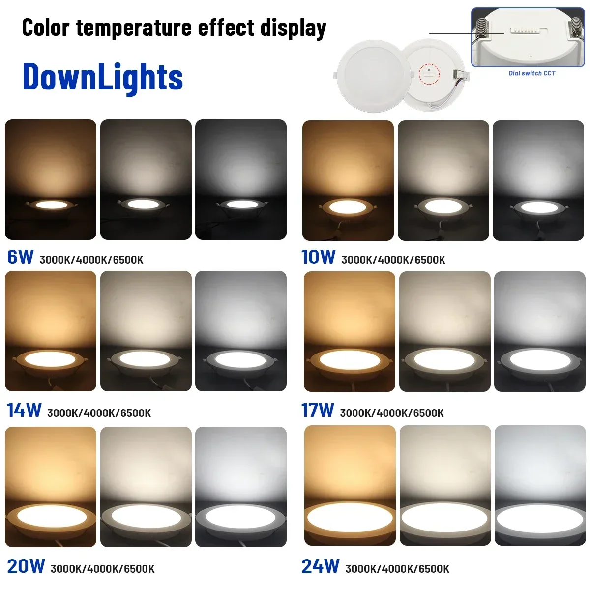 1-10 stücke Led Oberfläche Montiert Spot Downlight CCT 3000/4000/6500K Anti-glare Decke Lampe faltbare Strahler für Schlafzimmer Badezimmer