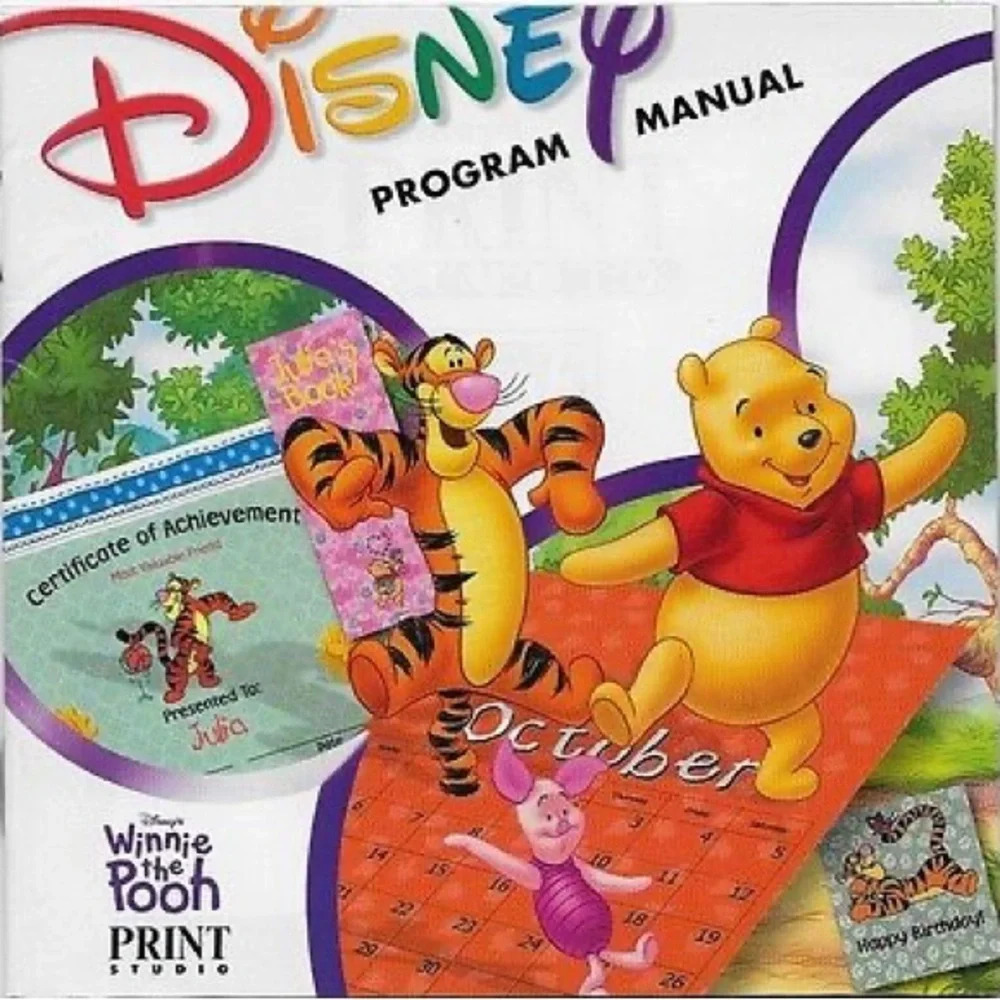 Disney Video Games & Consoles | Winnie The Pooh Print Studio Pc Game 1997 | Color: Green/Yellow | Size: Os
