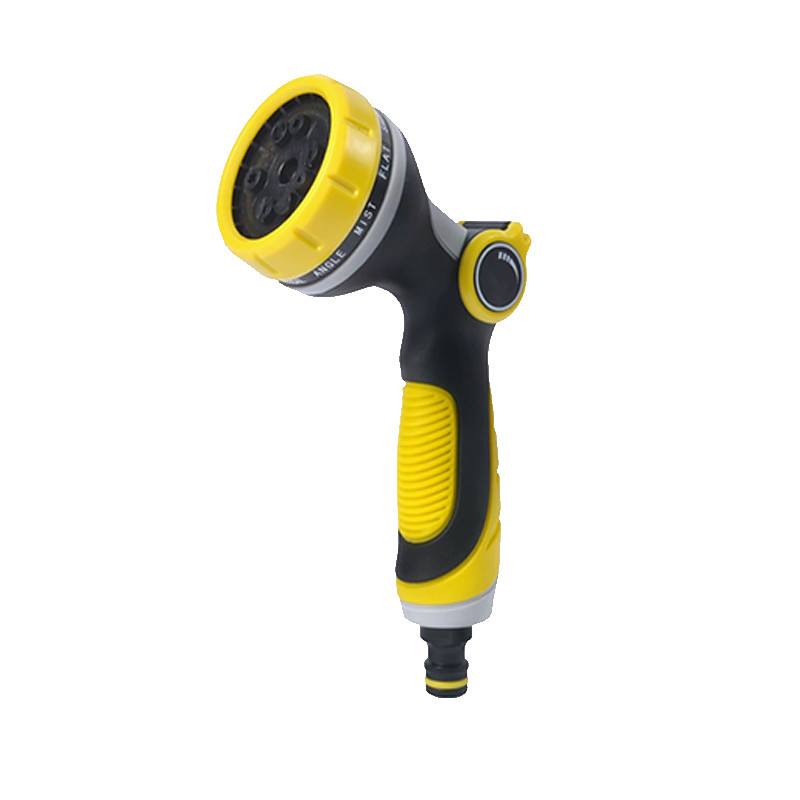 Garden Hose Nozzle Sprayer, 10 Adjustable Spray Patterns High Pressure Water Nozzle with Thumb Control Flow Valve, Heavy Duty Handheld Sprayer for Garden Watering, Car Wash, Pet Bath Cleaning