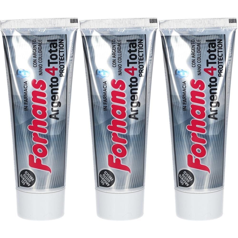 Forhans Dentifricio Argento4Total 3x75 ml