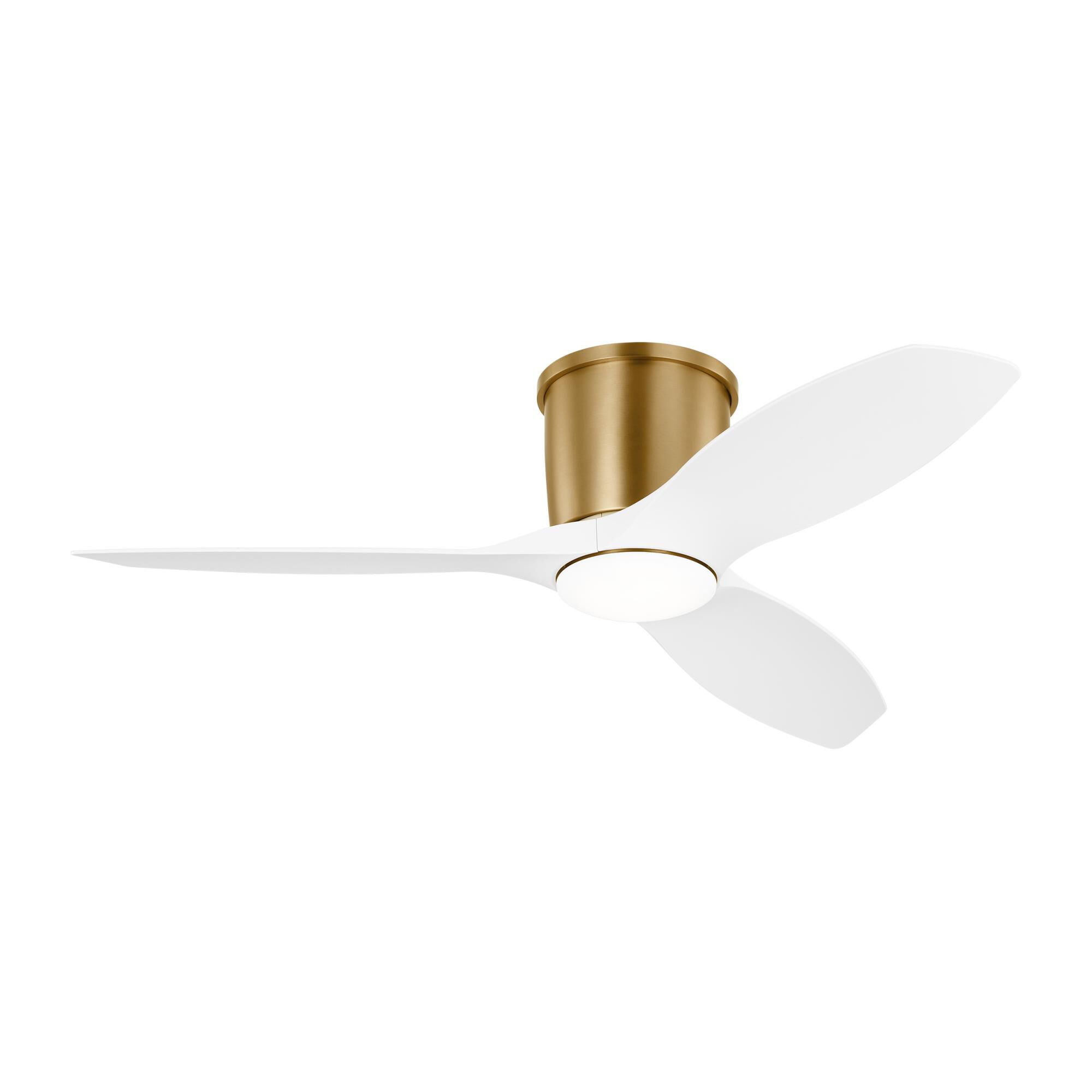 Generation Lighting Titus 44 Inch Flush Mount Fan with Light Kit - 3TTHR44SBD