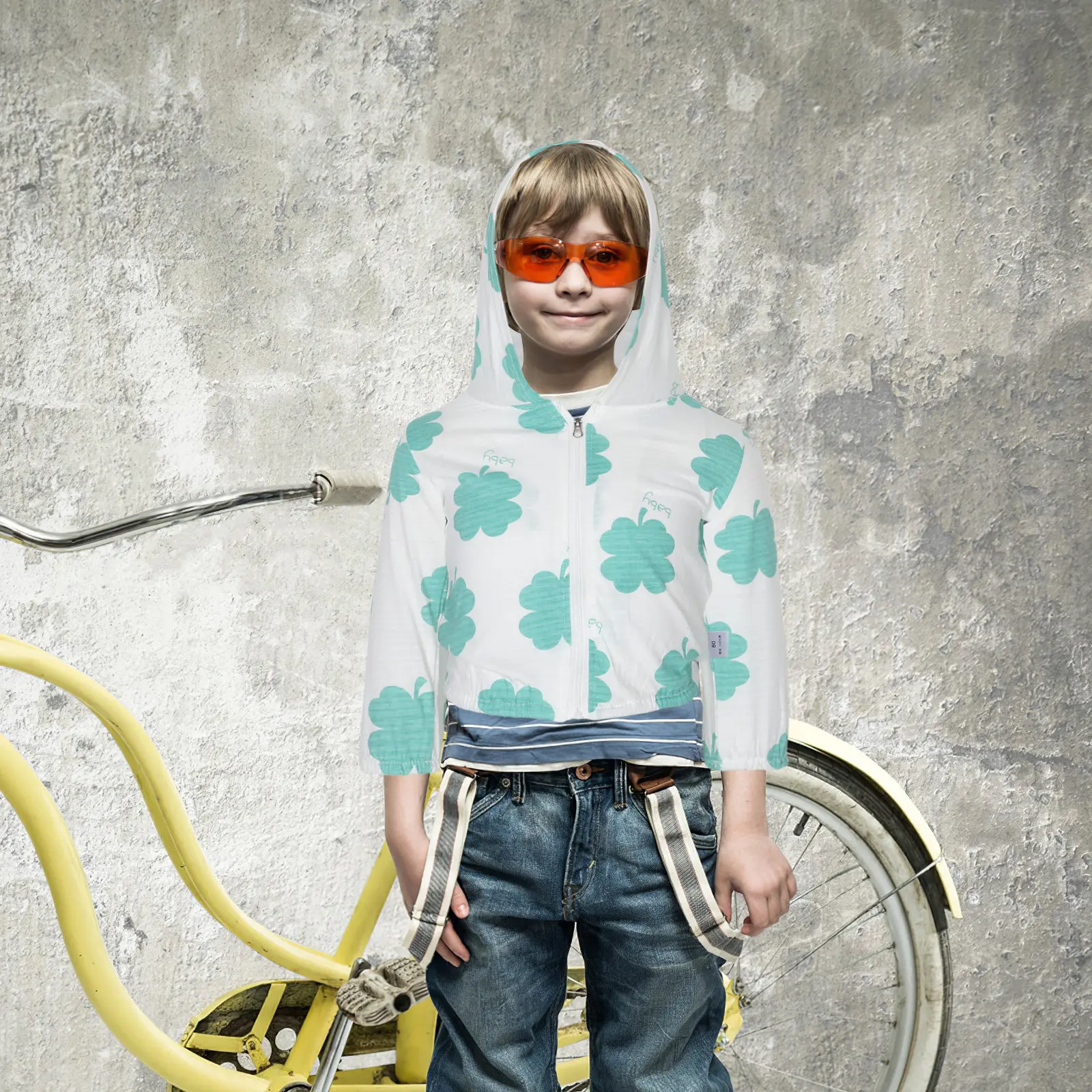 Veste légère anti-UV pour bébés, respirante, vêtement d