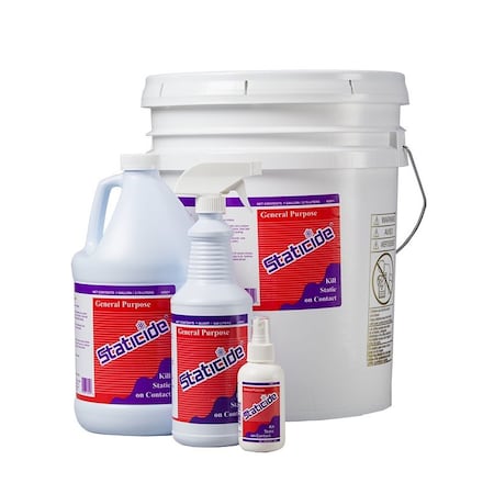 ACL STATICIDE 530 AntiStatic Liquid,Yellow,Bottle,4 oz - ACL STATICIDE
