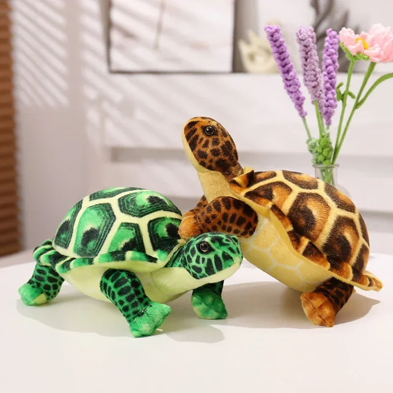Kinder Spielzeug Nette Baby Super Grün Simulation Gefüllte Schildkröte Realistische Meeresschildkröte Tier Plüsch Baby Spielzeug Geschenk Heißer Verkauf Wohnkultur