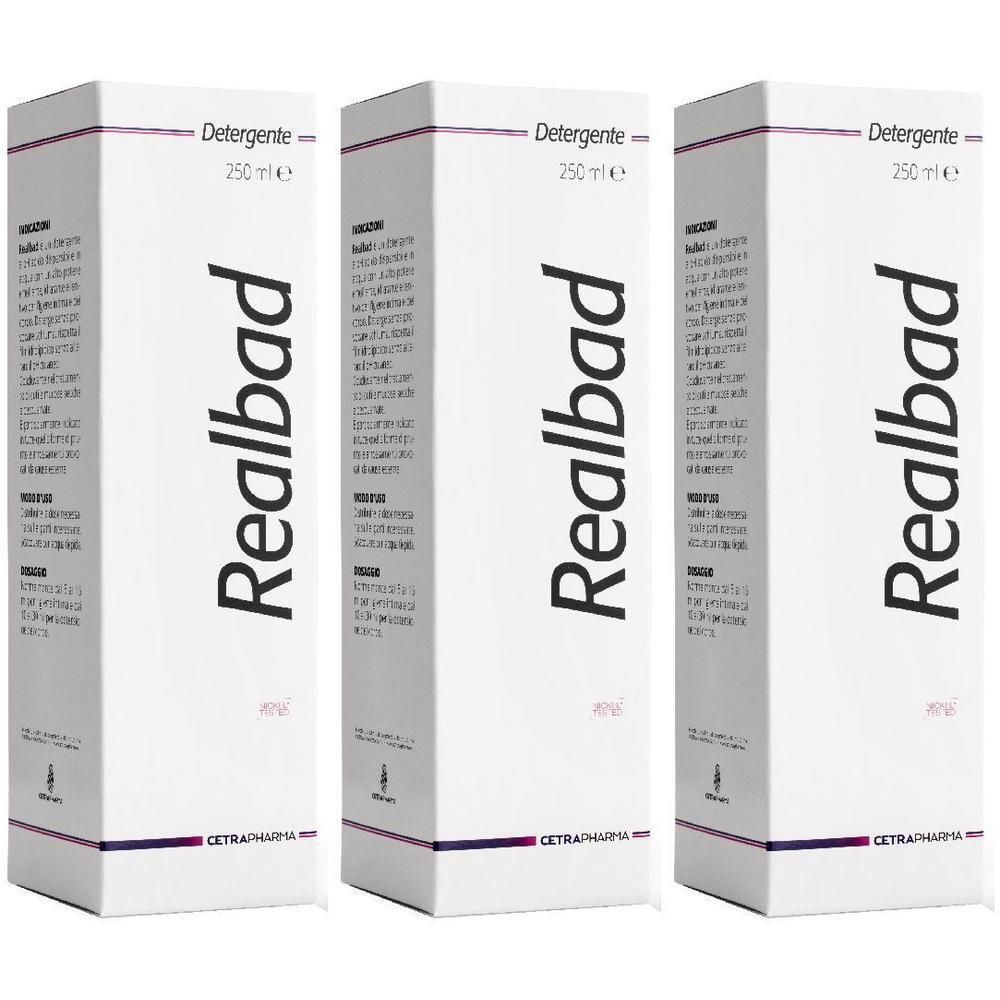 Realbad Detergente 250 Ml 3x250 ml Sapone liquido
