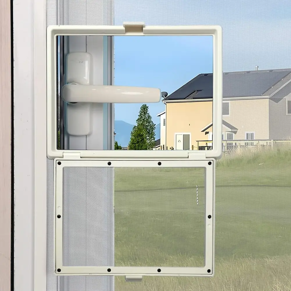 8x6 Zoll Magnetisches Fenster-Fliegengitter PVC-Netzgitter Ohne Bohren DIY Verstellbares Kleines Magnetisches Fliegengitter Fensterabdeckung