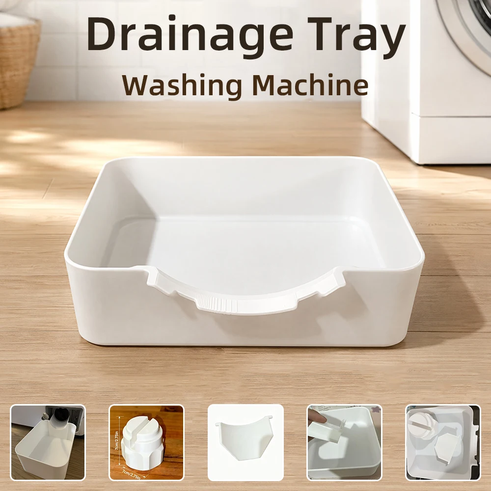 Waschmaschinen-Auffangschale, Wasserfänger, Filter für Frontlader-Waschmaschinen, Tropfschale, Reinigungswerkzeug für LG Samsung