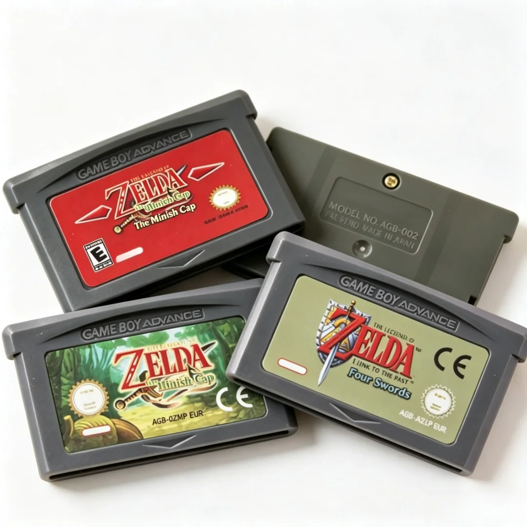 Cartouche de jeu Zelda GBA, console de jeu vidéo 32 bits, jeu The Legend of Zelda, carte de jeu Link to the Past Awakening DX Minish Cap