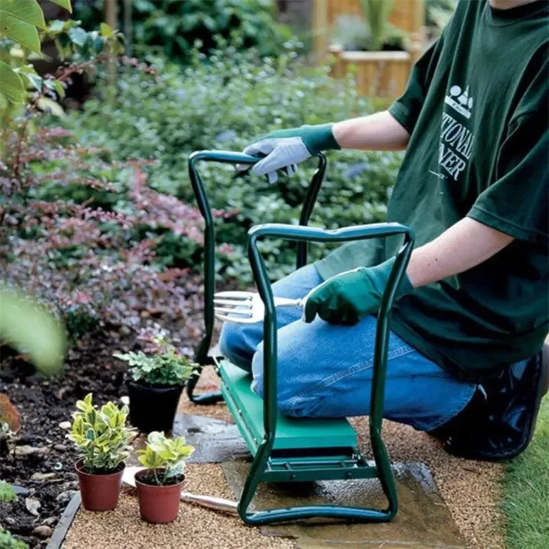 Tabouret de jardinage d'extérieur, banc de jardinage, chaise de jardinage, banc à outils de jardin, tabouret à genoux pour le jardin