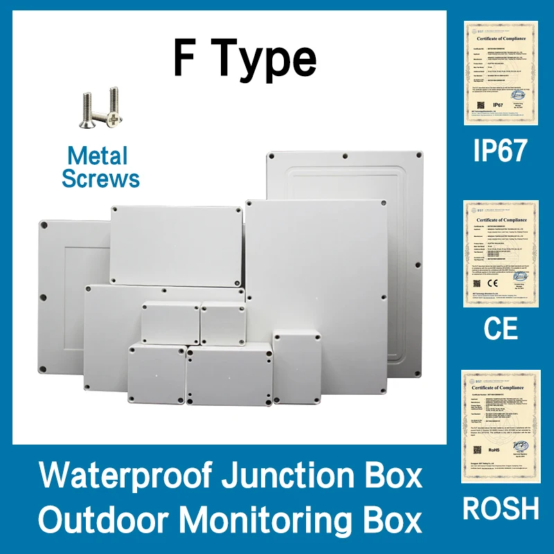 Outdoor Waterproof Case Enclosure Plastic Box Electronic Project Case Waterproof Junction Box for Electronics