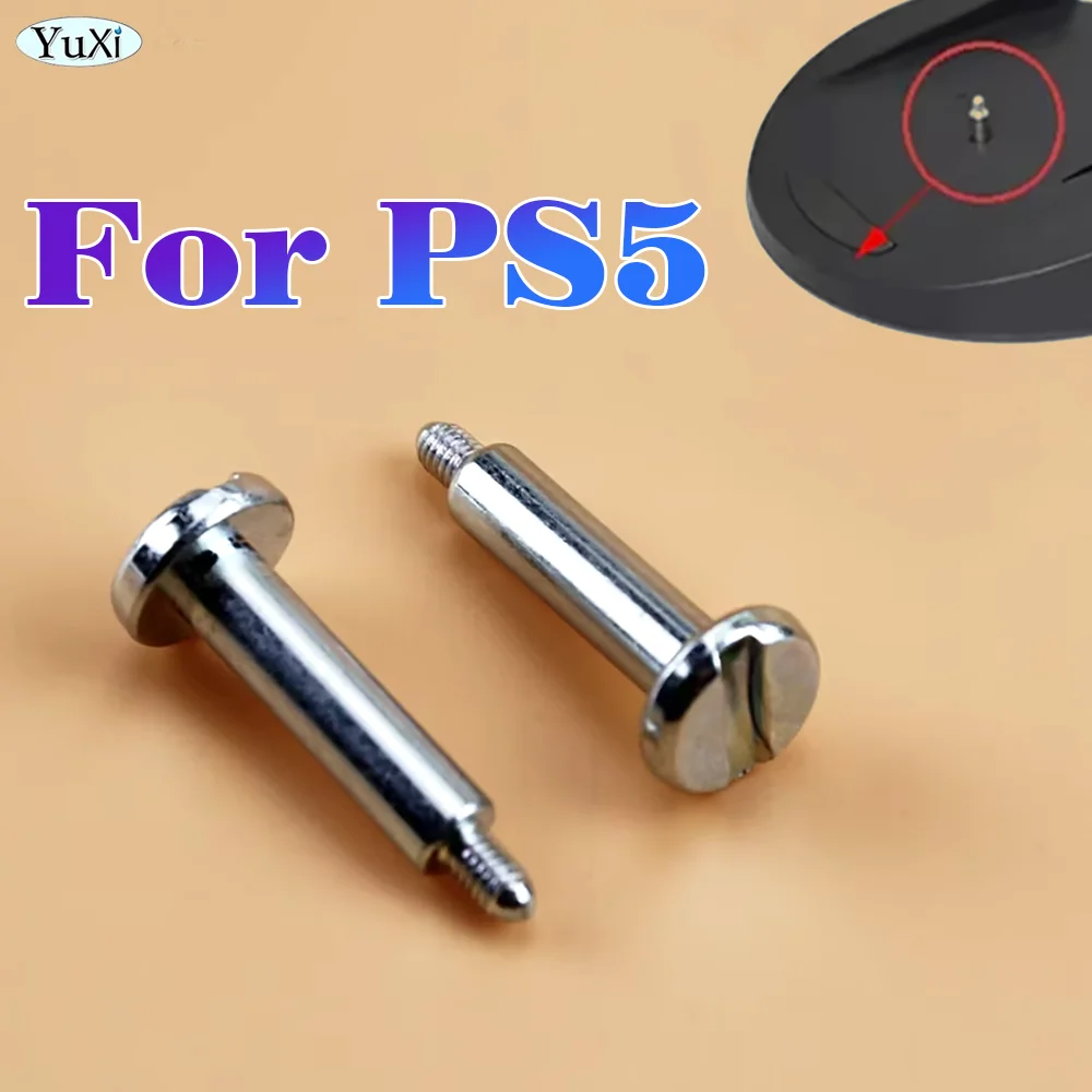 1/2/5Pcs For PS5 Stand Holder Bottom Screw Gaming Stand Support Vertical Silver Screw For PlayStation 5 Controller Repair Parts
