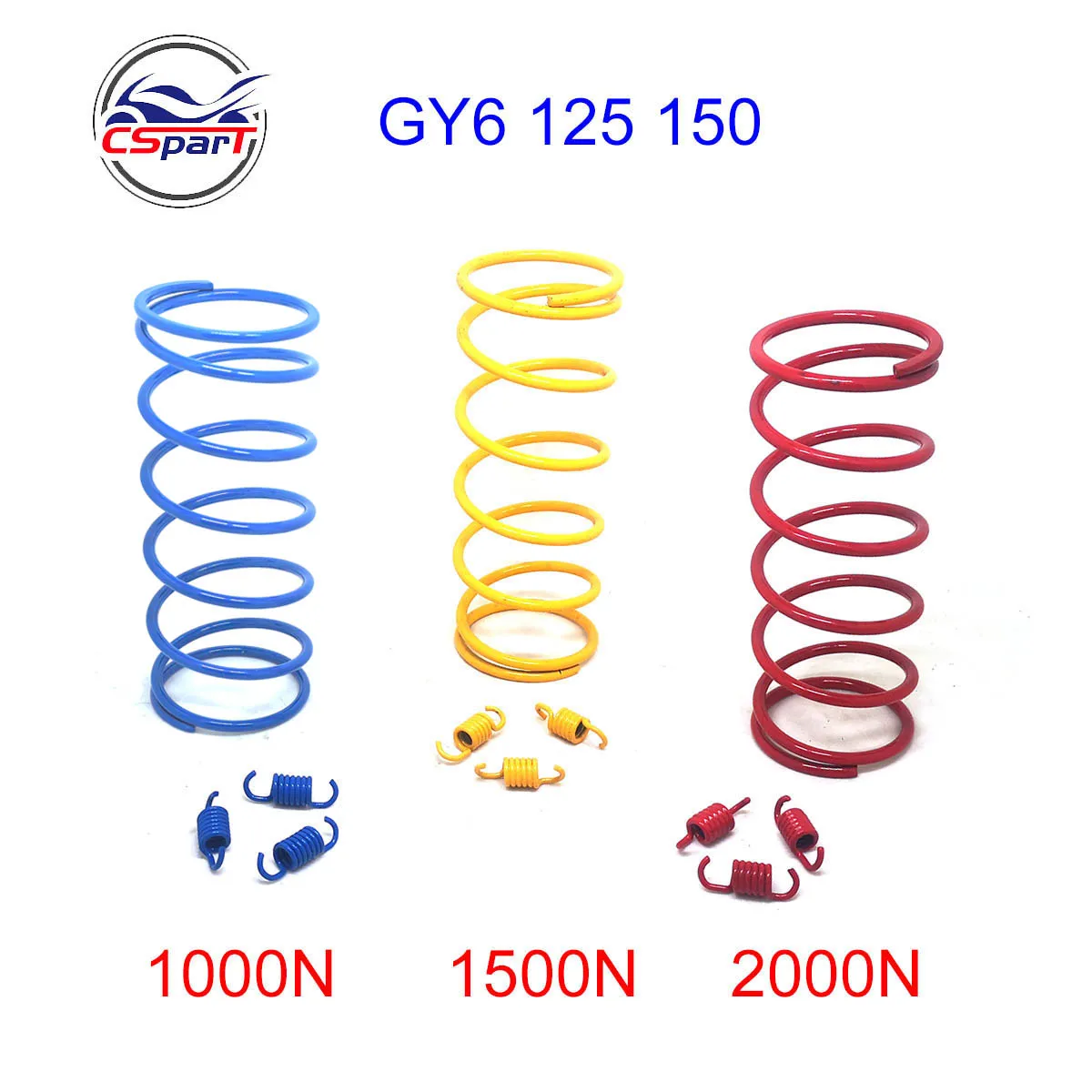 Racing Performance GY6 125CC 150CC 1000N 1500N 2000N Clutch Torque Spring for 152QMI 157QMJ Scooter Moped ATV