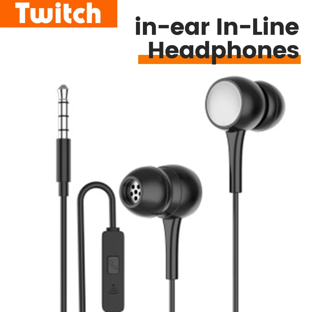 3.5mm Jack Wired Earphones In Ear Stereo Talking Headphone Noise Cancelling Earphone Mic Sport Earbud For Mobile Phone PC Tablet