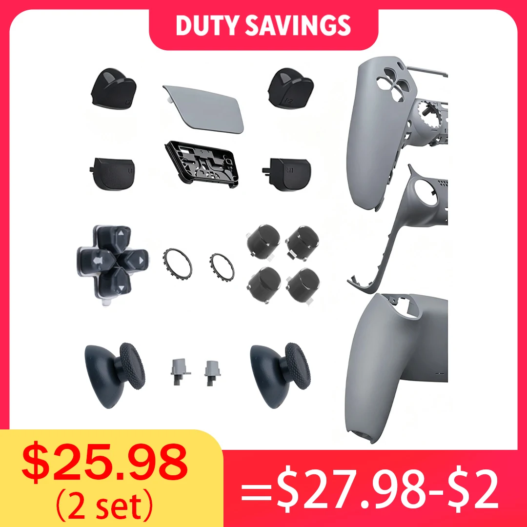 for PS5 Controller Shell Back Front Cover Limited 30th Anniversary for Playstation 5 Case Replacement BDM-010/020/030/040/050