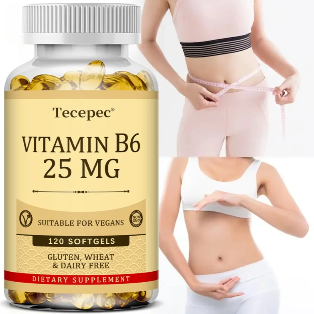 Vitamin B6 - Improves Metabolism, Skin Health, Antioxidant, for Cardiovascular, Neurological, Immune and Eye Health