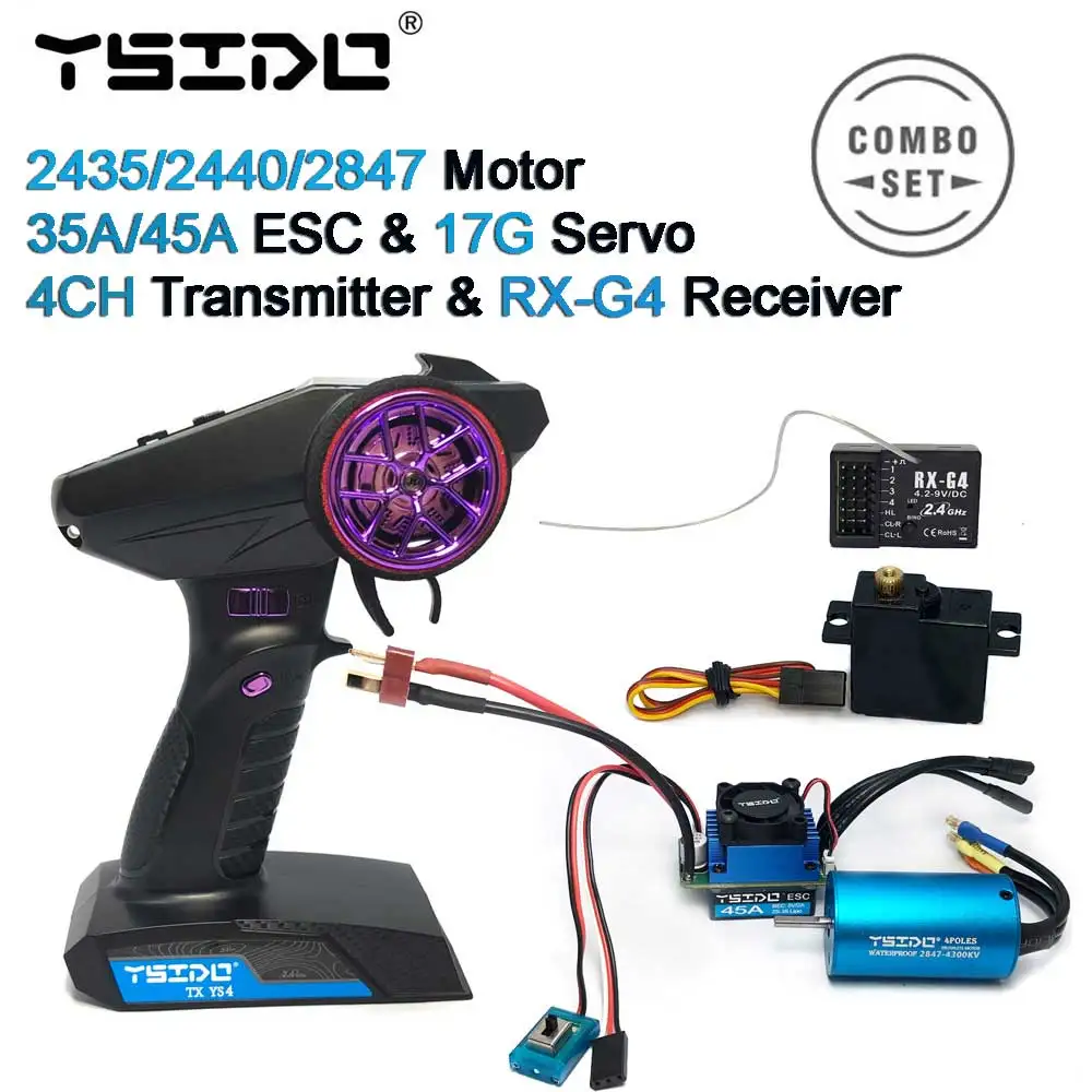 Brushless Combo Upgrade Kit Motor ESC Receiver RC Servo Set for MJX Hyper Go HBX REMO Hobby WLtoy 1/12 1/14 1/16 1/18 Car
