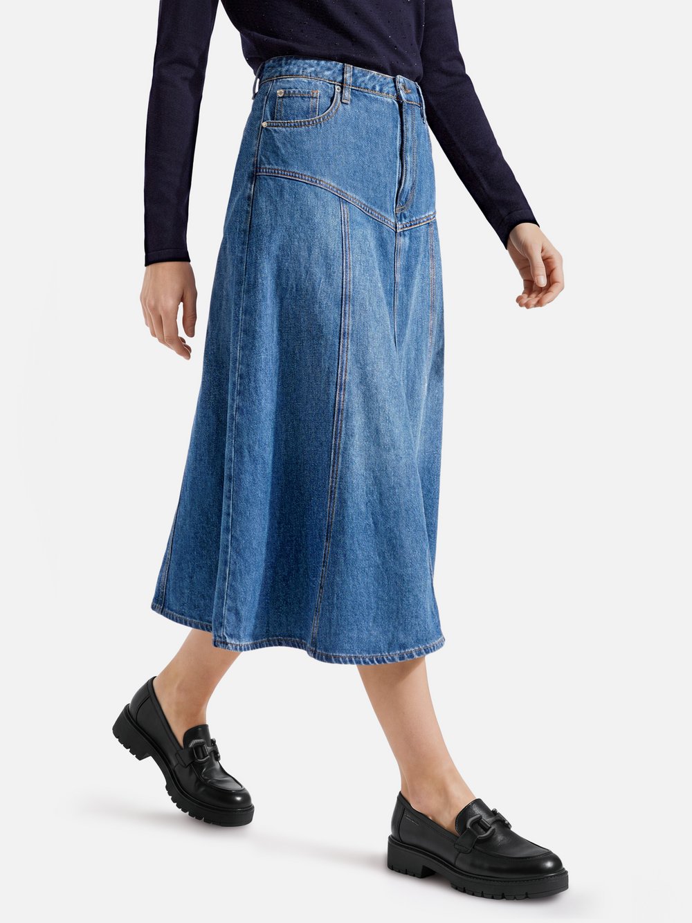 s.Oliver Jeansrock Damen medium stone, 38