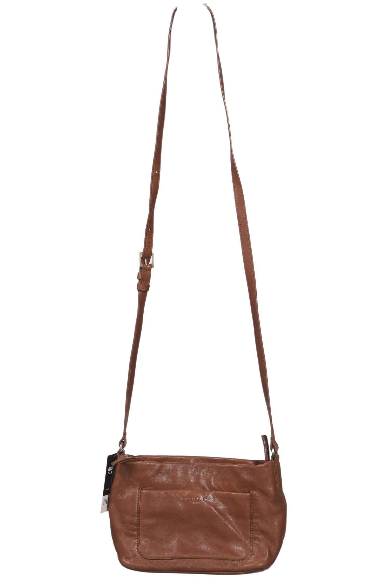 Liebeskind Berlin Damen Handtasche klein Leder, Gr. , Braun, kein / Etikett / Leder
