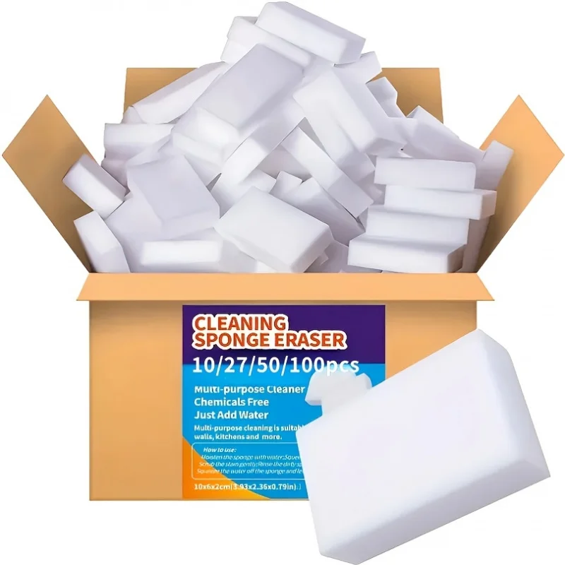 20 High-quality Magic Sponge Eraser Foam Cleaning Pad, Multifunctional Household Cleaning Kitchen Dishwashing Sponge Suitable Fo