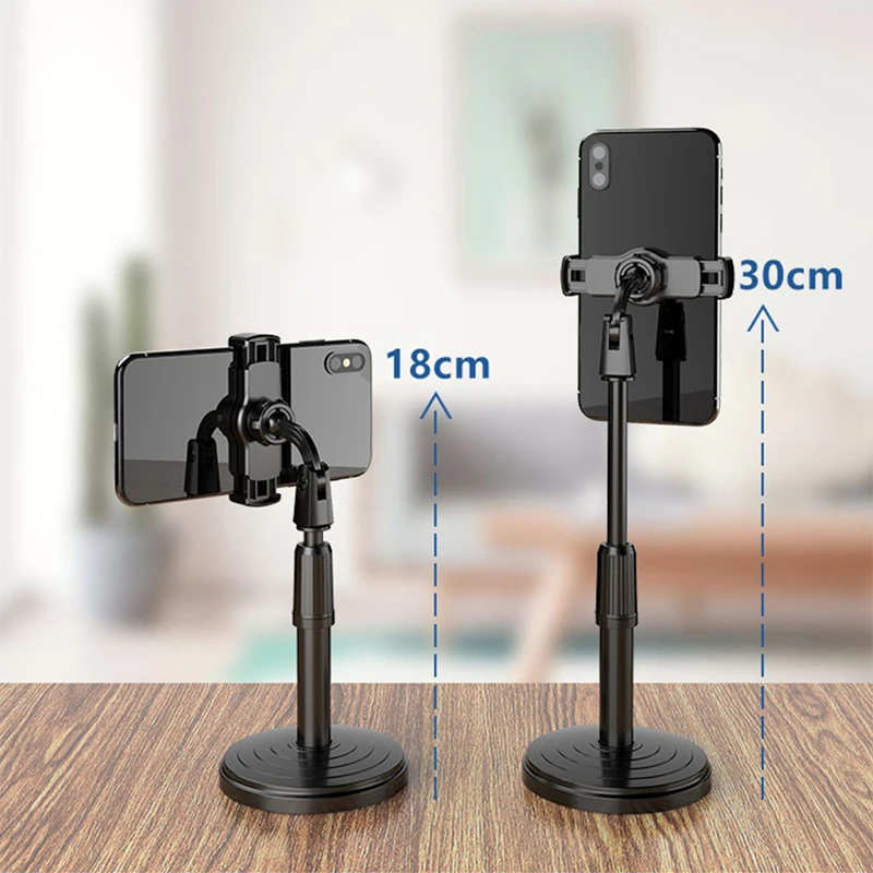Desktop Tripod For Phone Smartphone Iphone With Phone Holder Stand Bracket Tripe For Mobile Telefoon Statief Stand Table