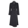 Busy Clothing Women Black Long Trench Coat Mac 22