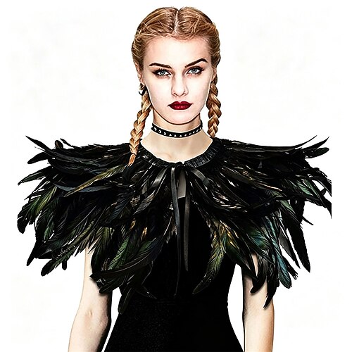 Carnaval de Rio 2026, accessoires de samba, capelet à plumes multicolores pour femmes, châle de cosplay d'oiseau pour Halloween, costume de spectacle de festival brésilien