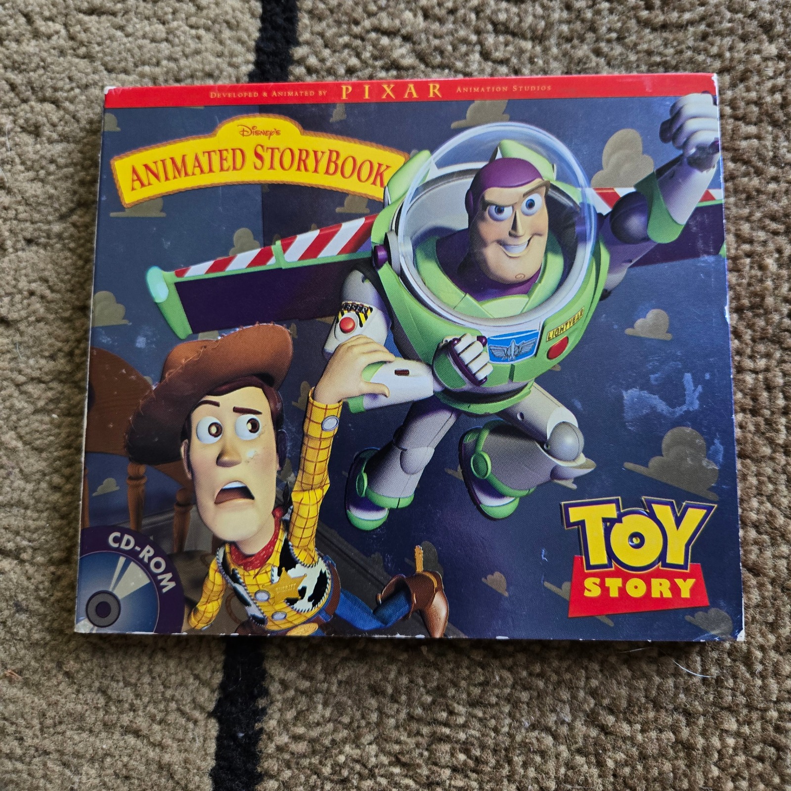 Disney Video Games & Consoles | Disney Animated Storybook Toy Story Cd-Rom Windows Mac Vintage 1996 Pixar Woody | Color: Blue/Red | Size: Os