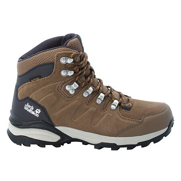 Jack Wolfskin - Women's Refugio Texapore Mid - Wanderschuhe 39,5 | EU 39,5 braun