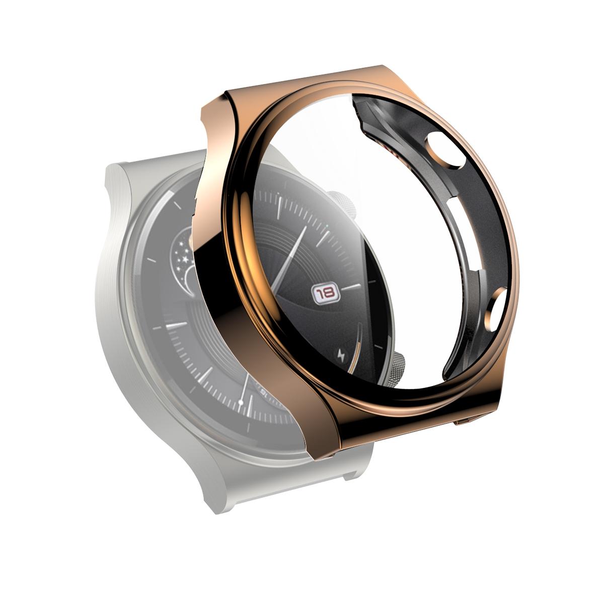 Huawei Watch GT 2 Pro TPU Protective Case Full Coverage Watch Case Cover rose Gold
