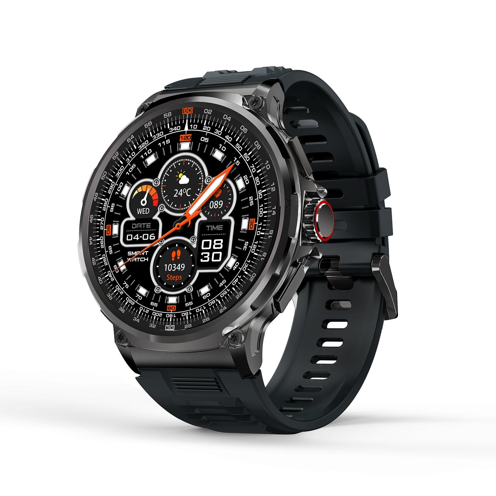 V69 Bluetooth Calling Smartwatch IP68 Fitness Tracker Watch With 1.85 Inch HD Display black