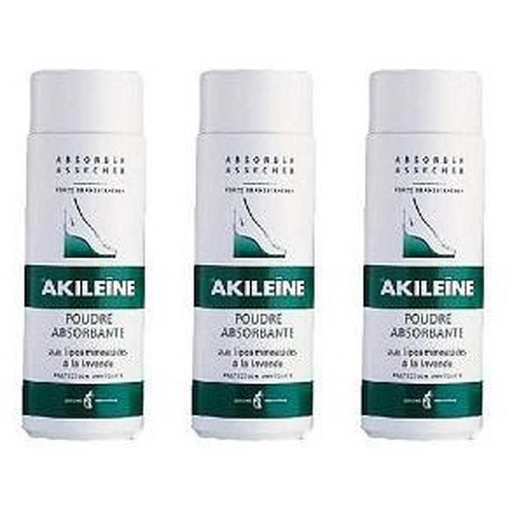 Akileine Verde Polvere Assorbente 3x75 g