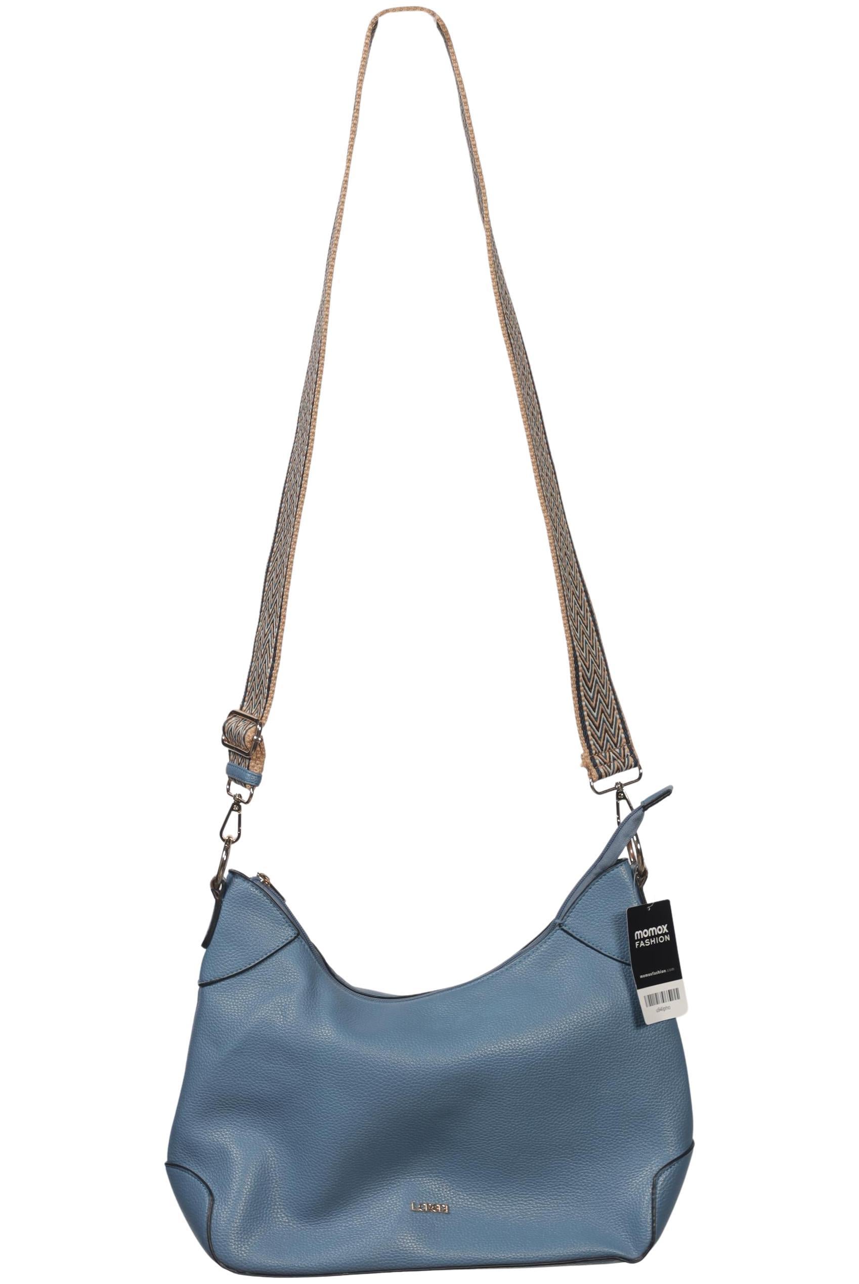 L.credi Damen Handtasche gross, Gr. , Blau, Kunstleder