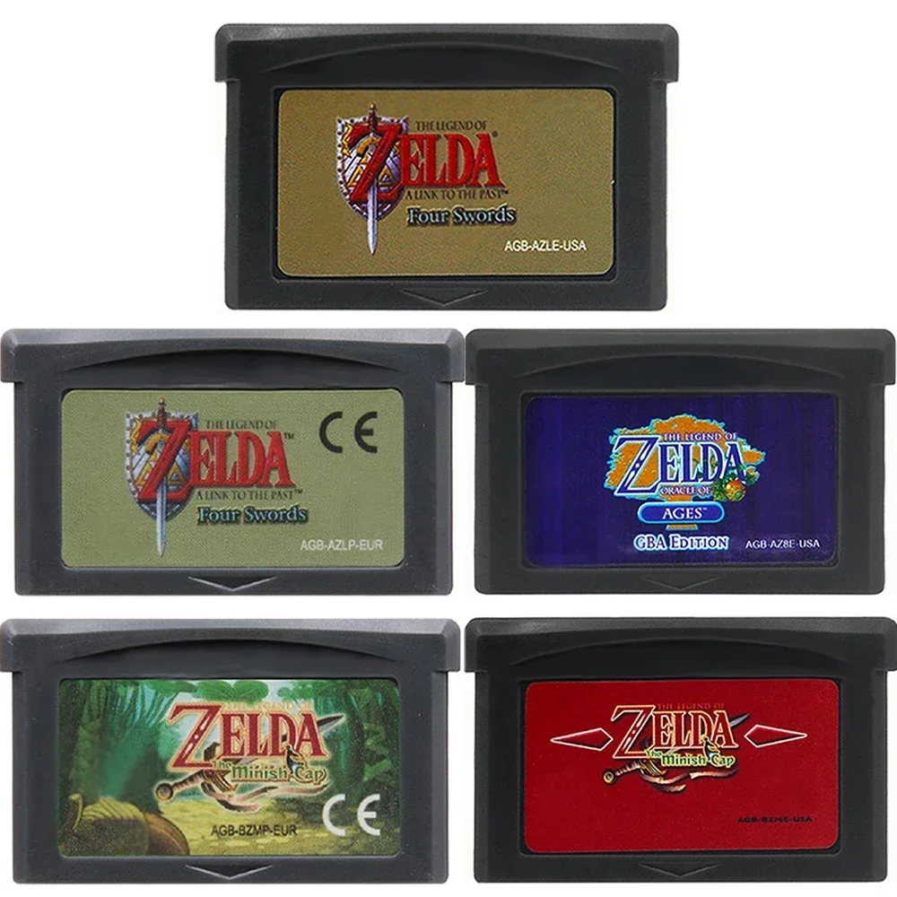 New Zelda GBA Game Card Cartridge 32 Bit Video Game Console Game Card Link To The Past Awakening DX Minish Cap