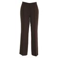 Busy Clothing Womens Smart Trousers Brown 10 Short