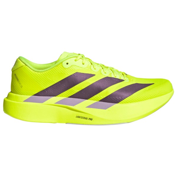 adidas - Adizero Evo SL Woven - Runningschuhe UK 12,5 | EU 48 gelb/lila