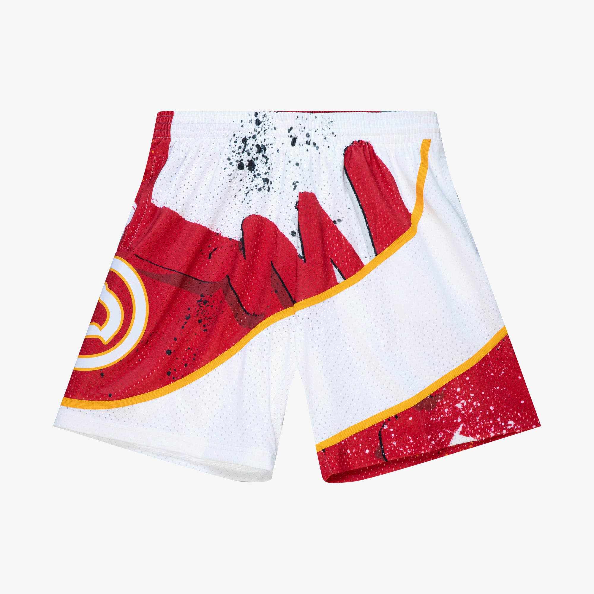 Short Swingman Mitchell & Ness 1986 Hyper Hoops des Atlanta Hawks - Blanc - Homme - Homme Taille: L