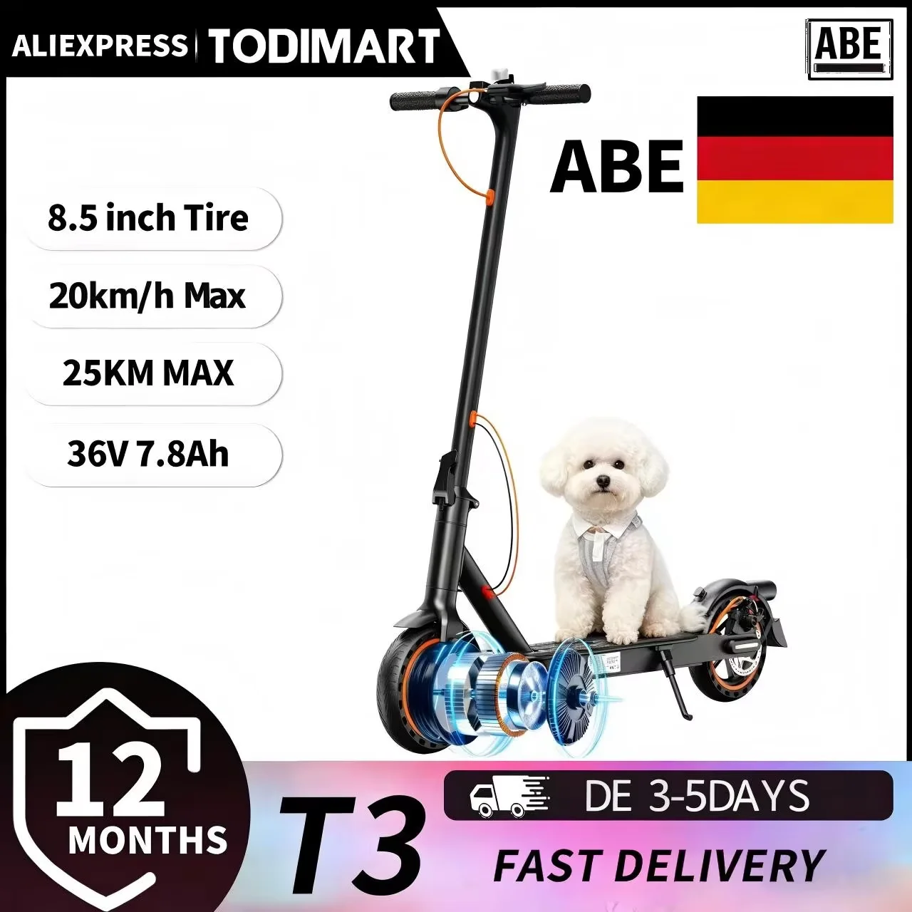todimart t3 elektroroller