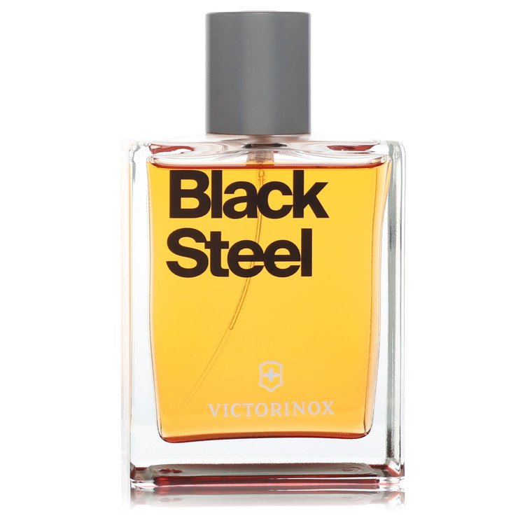 Swiss Army Black Steel For Men By Victorinox Eau De Toilette Spray (tester) 3.4 Oz